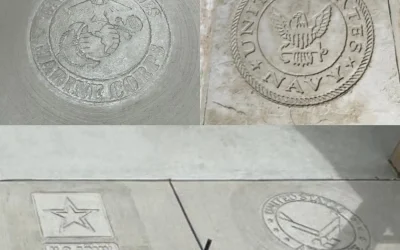 Want to Showcase Patriotism with Military Stamp Concrete for Your Property?