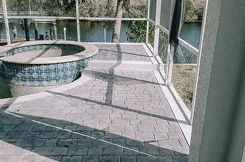 pool deck