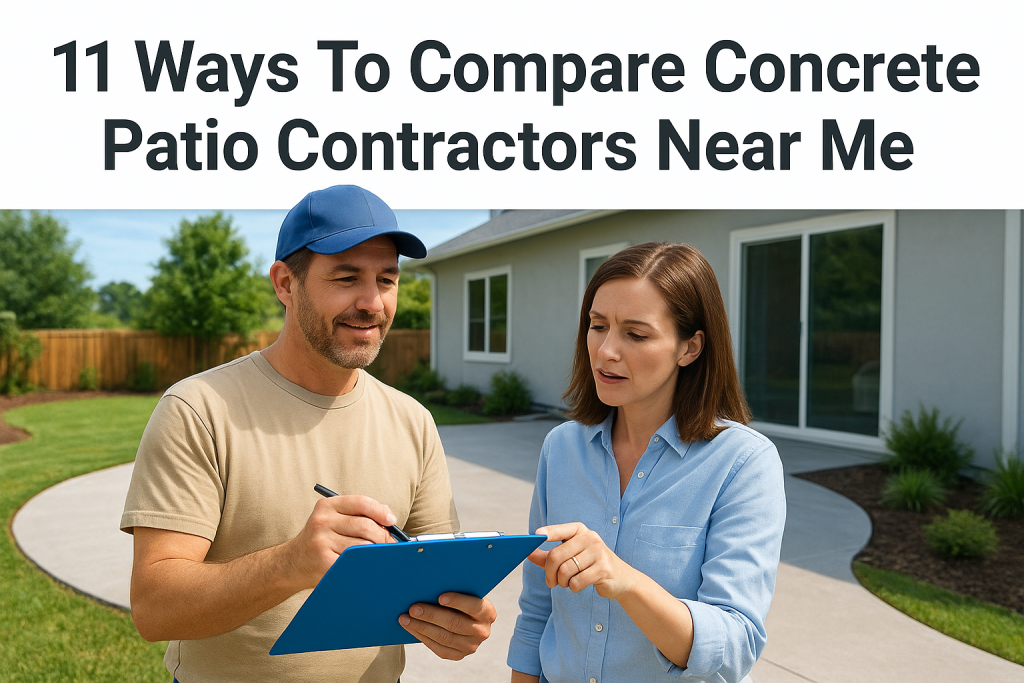 11 Ways To Compare Concrete Patio Contractors Near Me
