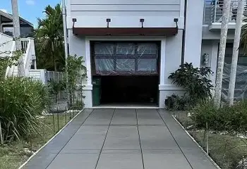 Concrete driveway installation by CHC Concrete