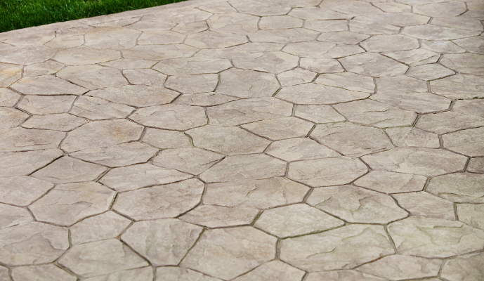 stamped concrete