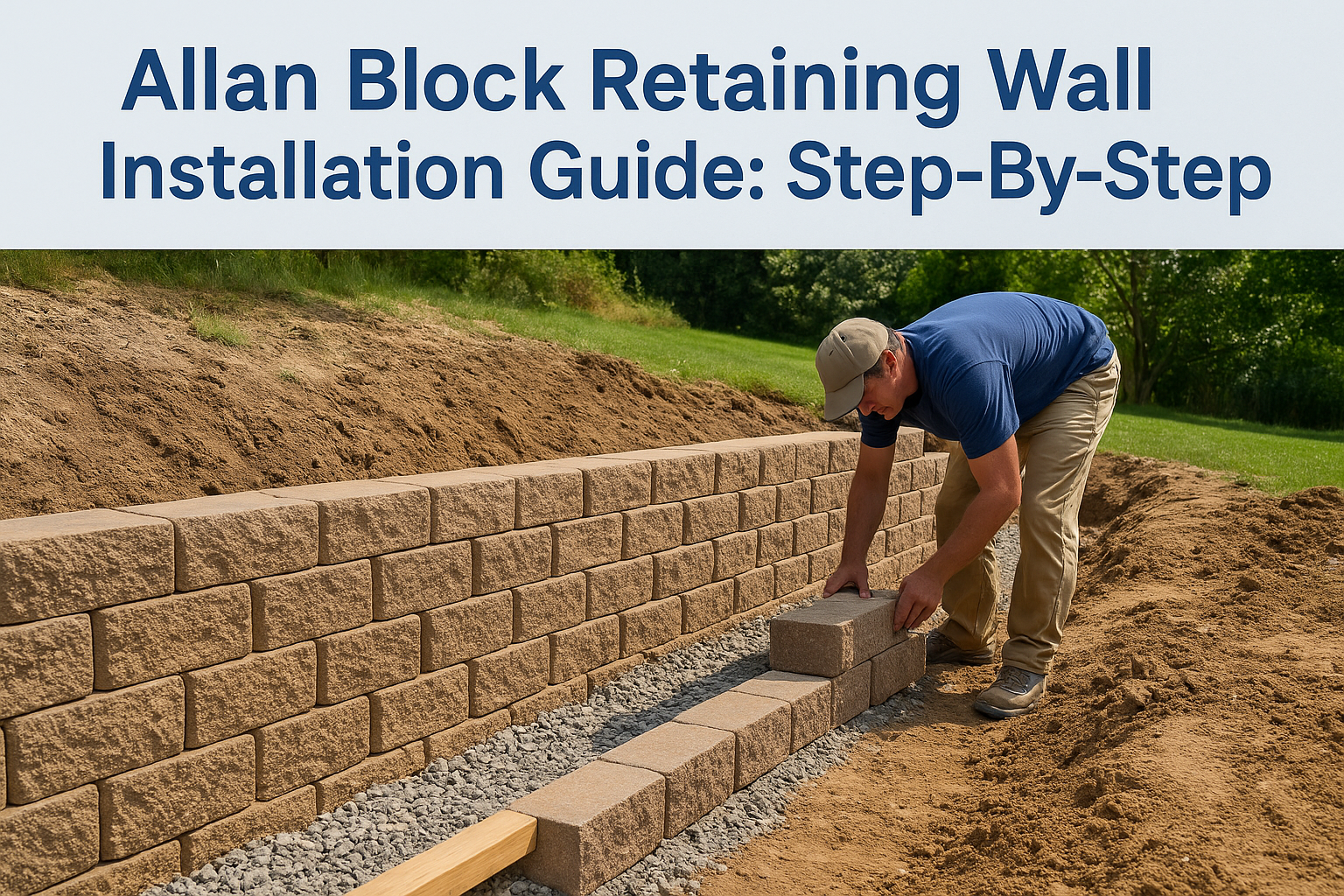 Allan Block Retaining Wall Installation Guide: Step-By-Step