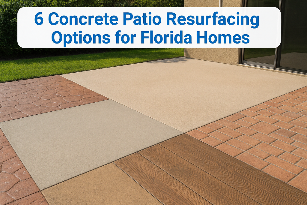 6 Concrete Patio Resurfacing Options for Florida Homes