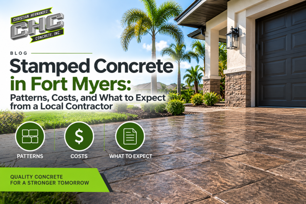 Stamped Concrete in Fort Myers CHC Image