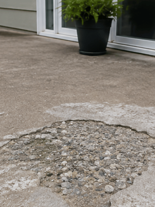 Patio Deteriorating