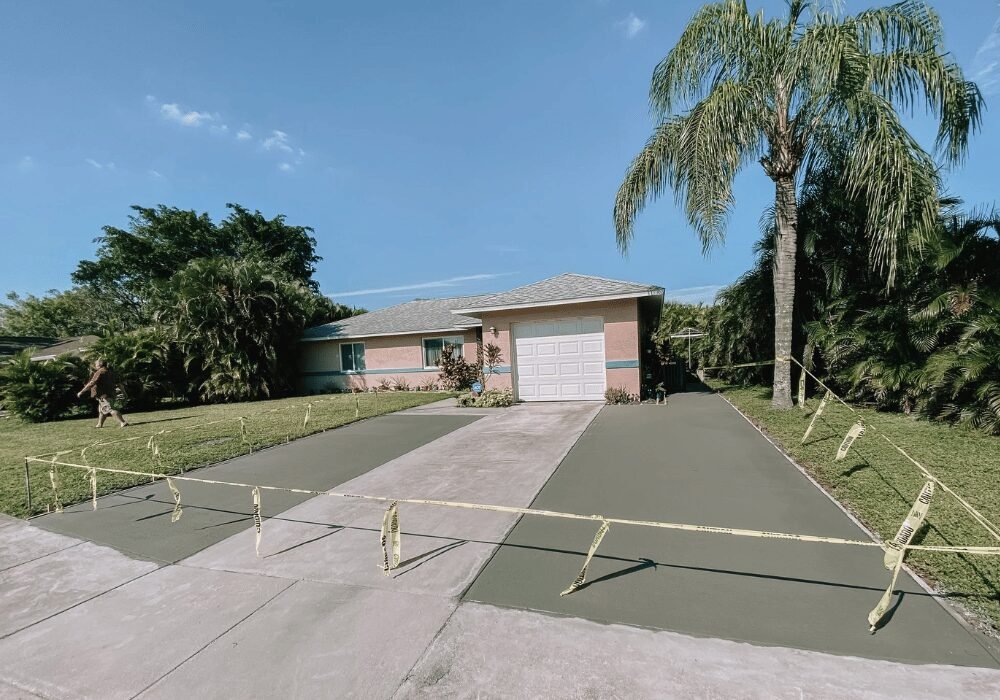 concrete driveway resurfacing