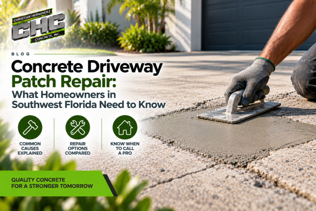 Concrete Driveway Patch Featured Image