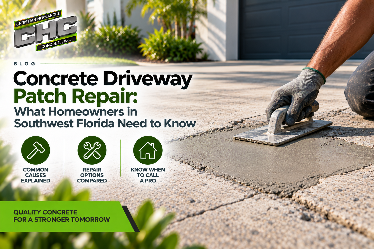 Concrete Driveway Patch Featured Image