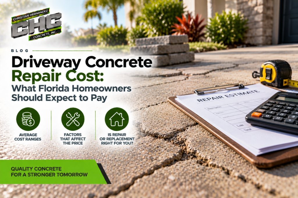 Driveway repair Estimate